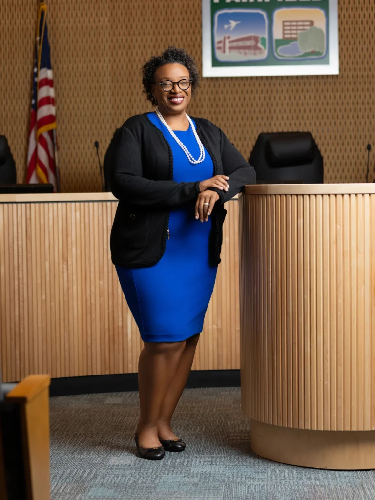 Councilwoman K. Patrice Williams in the Fairfield City Council Chamber