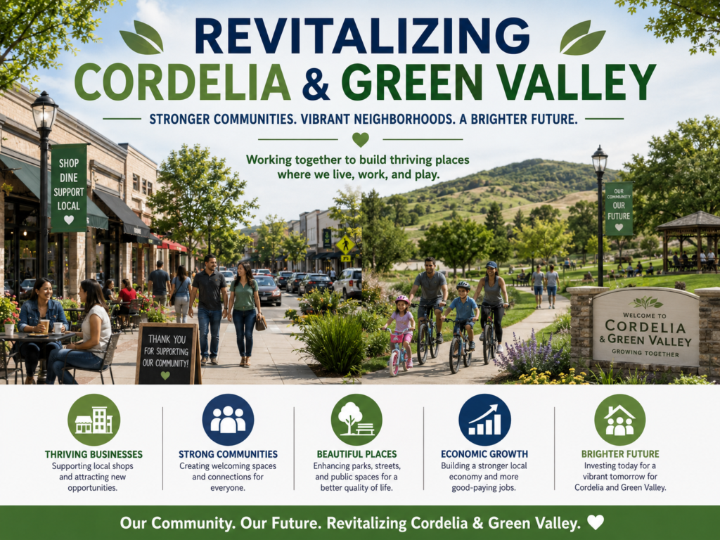 Revitalizing Cordelia and Green Valley