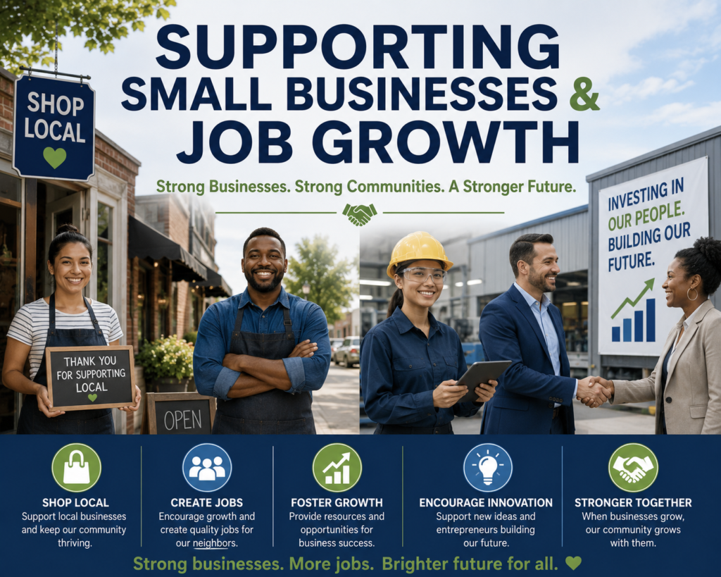Supporting Small Businesses and Job Growth