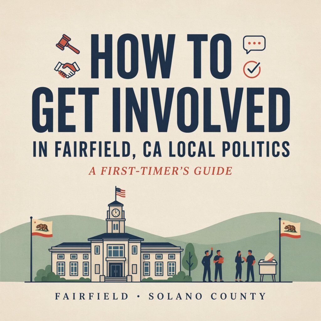 How to Get Involved in Fairfield CA Local Politics as a First Timer